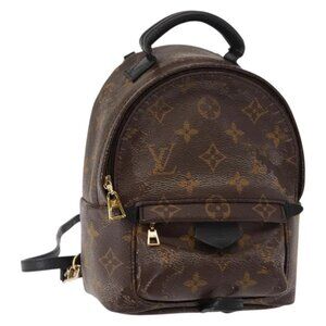 LOUIS VUITTON Monogram Palm Springs MINI Backpack M44873 LV Auth 147442